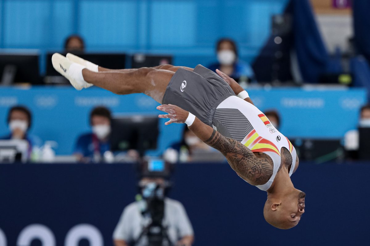 SPAIN, AFinal, FX MAG, Artistic Gymnastics | Tokyo 2020 Olympic Games | Aug1 | Tokyo, Japan | Photo: Ricardo Bufolin / Panamerica Press / RFEG